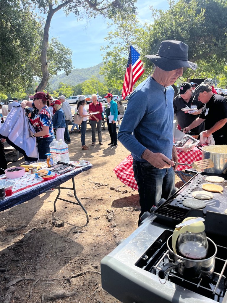 Walter at the griddle!